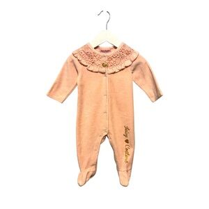 ⭐️ 5/$30 Juicy Couture Kids Velour One Piece size 3-6 Months